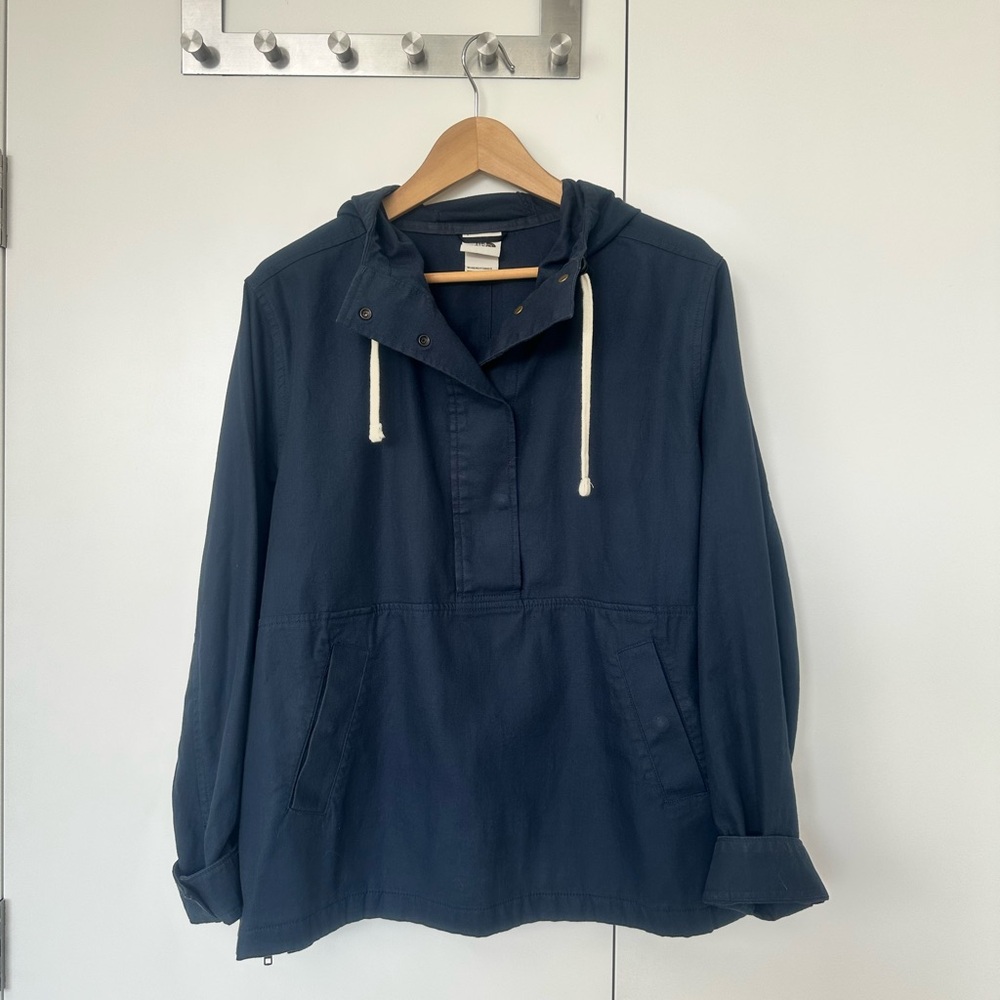 The North Face Hooded Jacket | Navy Blue | Women’s XL